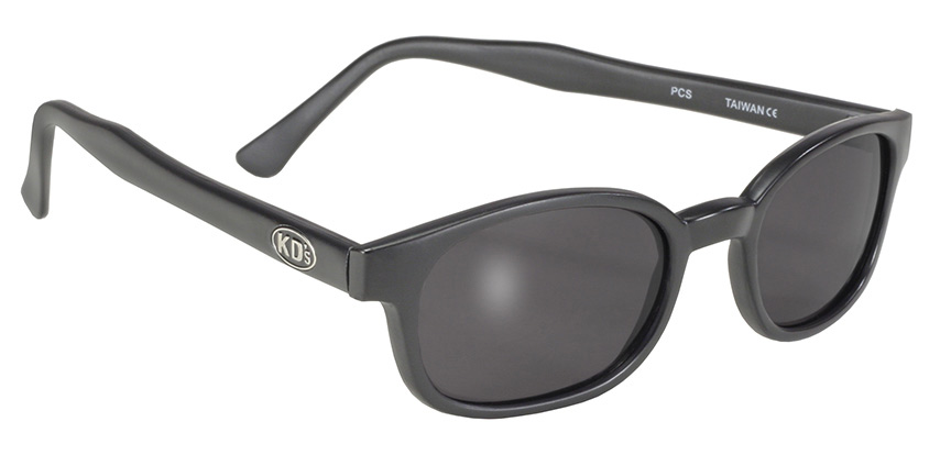 KD's Sunglasses Original Biker Shades Motorcycle Black Purple Lens 21216 