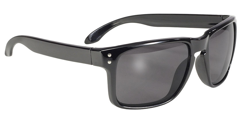 Bloc Diamondback Sports Sunglasses Shiny Black/Smoke X30 