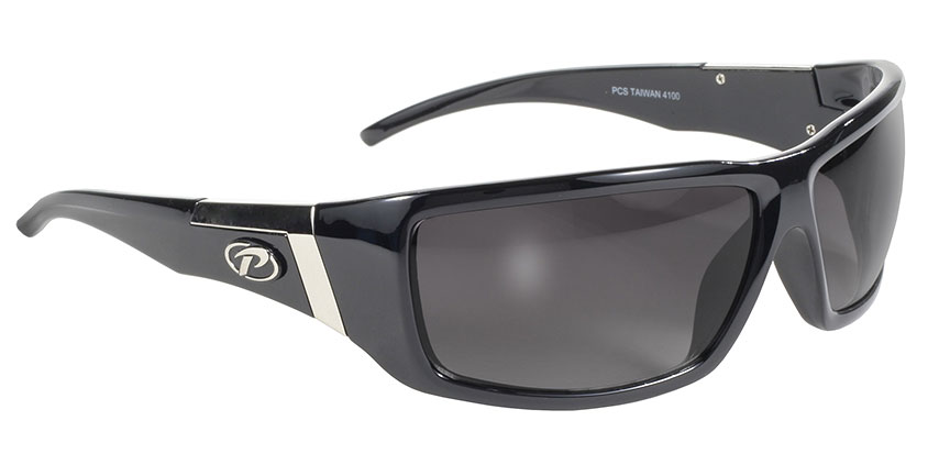 Legend - 4100 Gray Lens/Black Frame motorcycle sunglass, wrap sunglass, eye protection