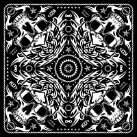 Original KD Skull Bandana Item #333 motorcycle bandana, motorcycle gifts, skull bandana, motorcycle skull bandana