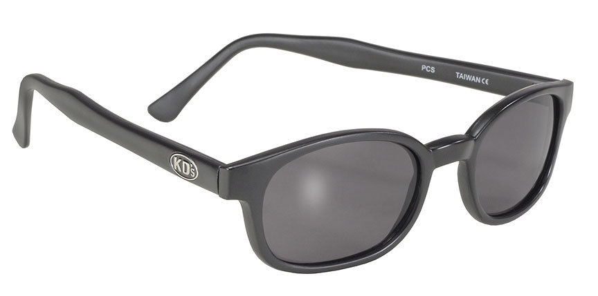 KD's Sunglasses Original Biker Shades Motorcycle Tribal Frame Gray Lens 5400 