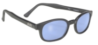 KD's - 20012 Matte Frame/Light Blue Lens KD Sunglasses, light blue sunglass lenses, Biker Sunglasses, Moped Sunglasses, Yellow Lenses, Purple Lenses