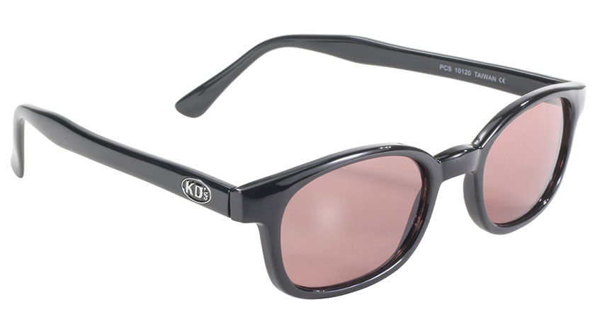 X-KD's 1 Pair Rose Lens Old School Biker Motorcycle Sunglasses 10120