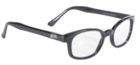 X - KD's - 1015 Clear Lens KD's for Night Riding, Extra Large KD's, XKD with Clear Lenses, Motorcycle Sunglasses for Night Riding