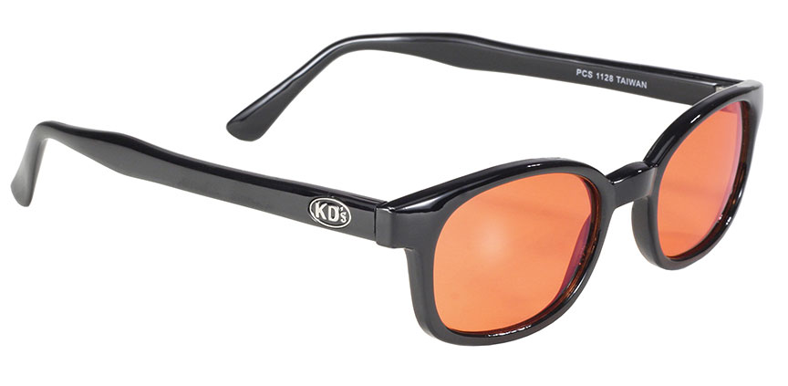 X KD's Sunglasses Original Biker Shades Motorcycle Polarized Black Gray 1019 