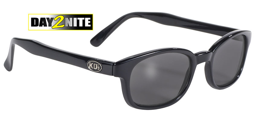 Pouch 1011 X-KD Original KD's Grey Photochromic Sunglasses Motorcycle Glasses 