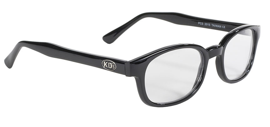 Kickstart Spoiler Sunglasses Black Frame/Clear Lens