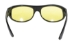 Wrap Sunglass - 20712 Yellow/Black - 20712