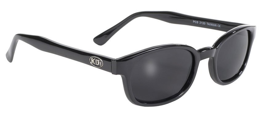 KDs - 2120 Dark Gray kd sunglasses, motorcycle sunglasses, biker sunglasses, black frame, black lenses, dark gray lens, darkest kd sunglass, Jax Teller sunglasses