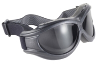 The Beast - 4590 Smoke/Black - Can Be Worn Over Some Eyeglasses! Big Motorcycle Goggle with smoke lenses, Comfortable motorcycle goggle, big motorcycle goggle review, Motorcycle Goggle Big Heads, Vintage Motorcycle Goggle, Biker Goggle 